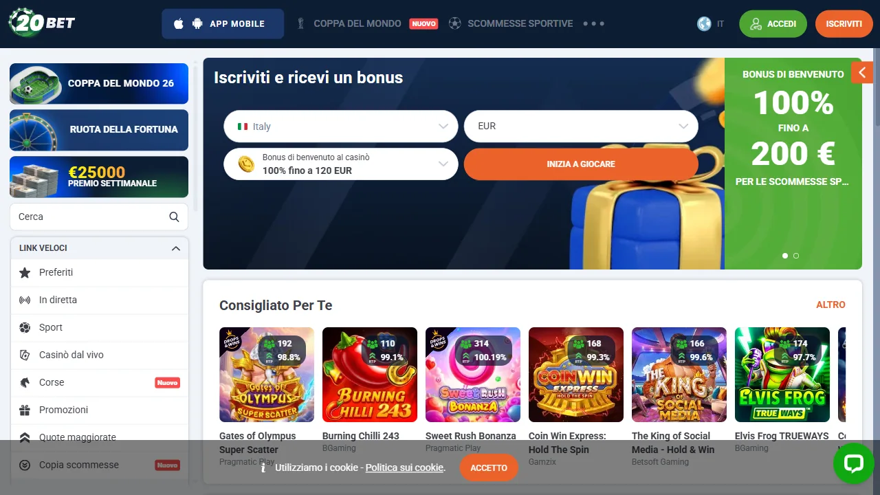 20bet — casa de apuestas