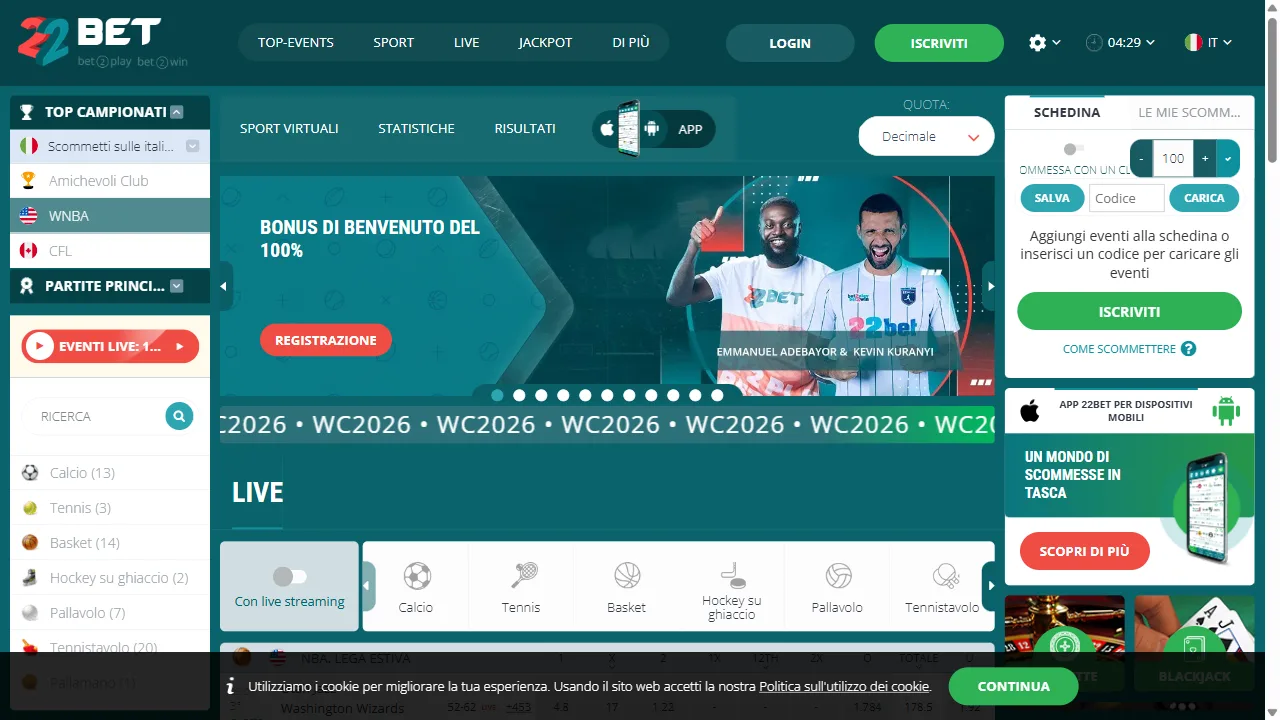 22bet — casa de apuestas