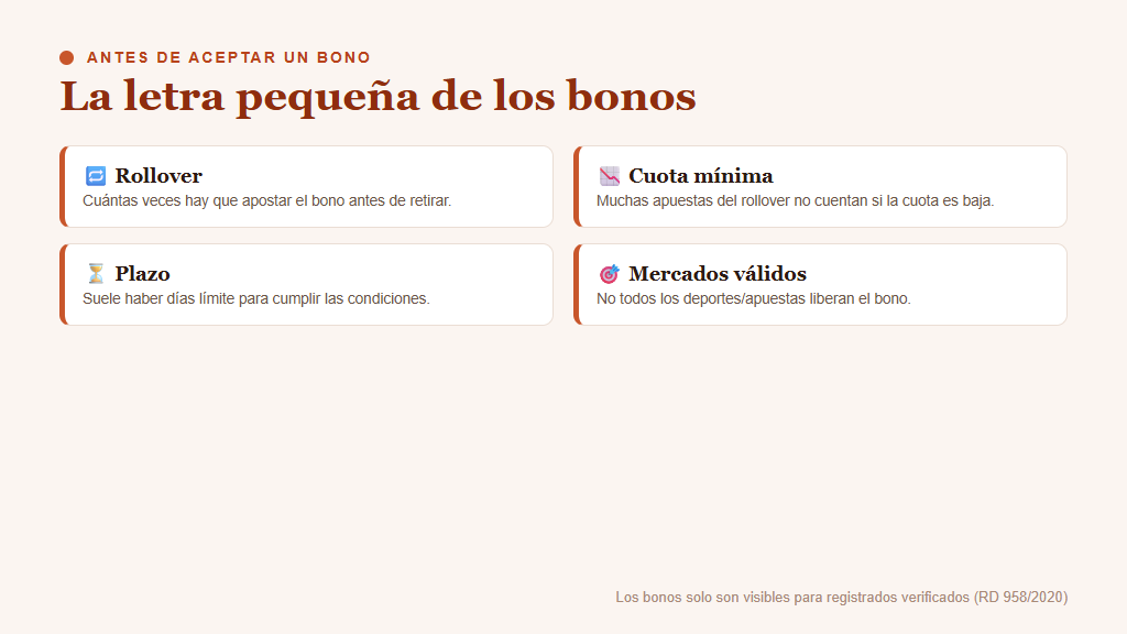 La letra pequeña de los bonos